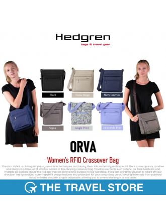 HEDGREN Orva Women’s Crossover Bag with RFID Pocket กระเป๋าสะพายข้าง ผู้หญิง สุภาพสตรี