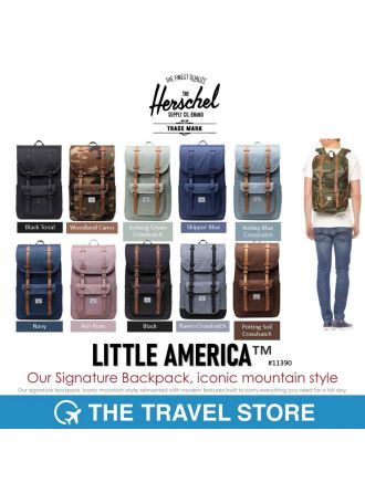 Herschel Supply LITTLE AMERICA™ Our Signature Backpack, iconic mountain style (11390) กระเป๋าเป้