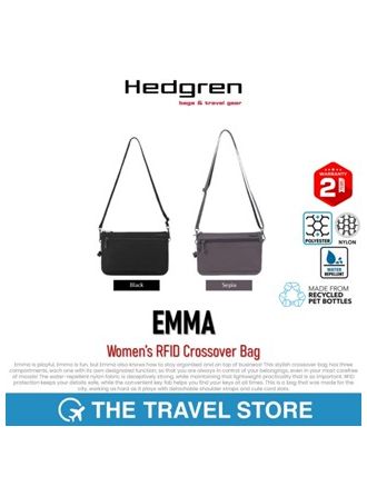 Hedgren EMMA Women’s RFID Crossover Bag กระเป๋าสะพายข้าง มีป้องกันโจรกรรมข้อมูล