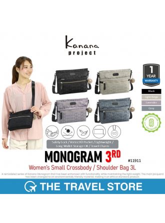 Kanana Project MONOGRAM 3RD Women’s Small Crossbody / Shoulder Bag 3L (11911-XX) กระเป๋าสะพายข้าง