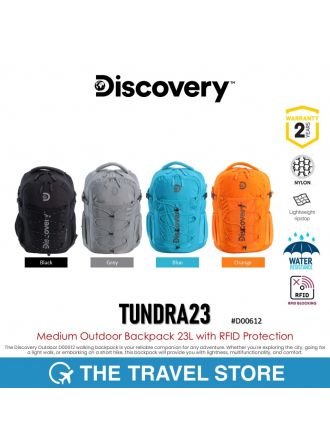 Discovery TUNDRA23 Medium Outdoor Backpack 23L with RFID Protection (D00612) กระเป๋าเป้ สะพายหลัง