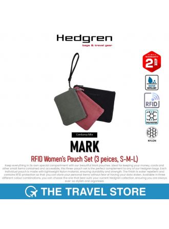 Hedgren MARK RFID Women’s Pouch Set (3 peices, S-M-L) กระเป๋า