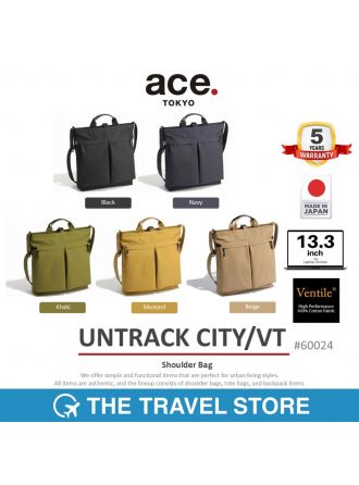 ace. UNTRACK CITY/VT Shoulder Bag 60024 กระเป๋าสะพายข้าง พาดไหล่ แท้จากญี่ปุ่น รับประกันศูนย์ 5 ปี