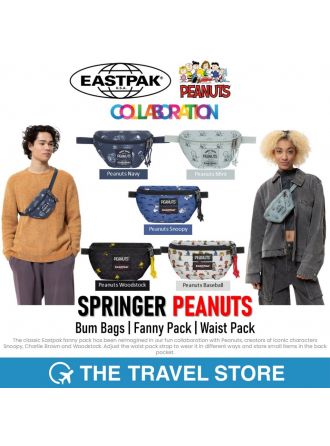 EASTPAK x PEANUTS Springer Bum Bags | Fanny Pack | Waist Pack กระเป๋าคาดอก คาดเอว คอลเลคชั่น Snoopy