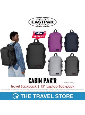 Eastpak CABIN PAK’R Travel Backpack | 15” Laptop Backpack (EK0A5BKD) กระเป๋าเป้ สะพายหลัง ใบใหญ่