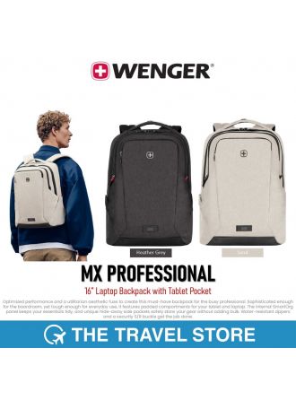 WENGER MX Professional 16” Laptop Backpack with Tablet Pocket กระเป๋าเป้สำหรับคอมพิวเตอร์