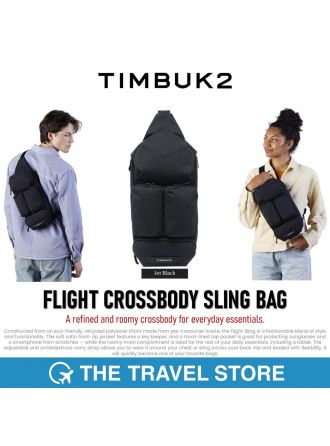 Timbuk2 FLIGHT CROSSBODY SLING BAG - Jet Black (1074-3-6114) กระเป๋าสะพาย รุ่นใหม่ 2025