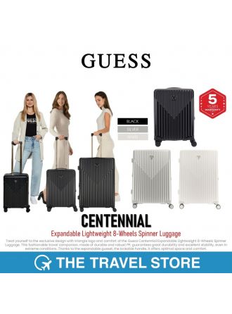 Guess CENTENNIAL Expandable Lightweight 8-Wheels Spinner Luggage (IHN967598X) กระเป๋าเดินทาง ล้อลาก