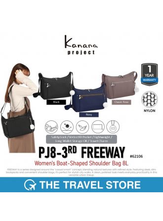 Kanana Project PJ8-3RD  FREEWAY Women’s Boat-Shaped Shoulder Bag 8L (62106-XX) กระเป๋าสะพายข้าง