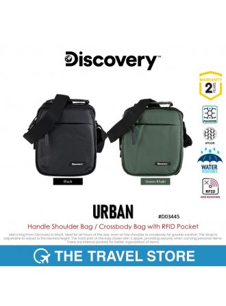 Discovery URBAN Handle Shoulder Bag / Crossbody Bag with RFID Pocket (D03445) กระเป๋าสะพายข้าง