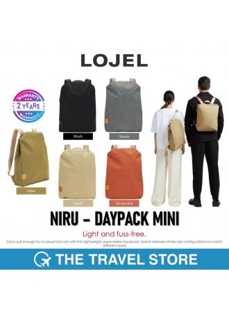 Lojel NIRU - DAYPACK MINI Casual Lightweight Expandable Backpack กระเป๋าเป้ สะพายหลัง ขยายพื้นที่ได้