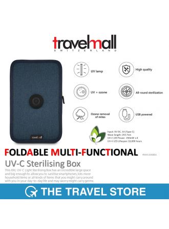 TRAVELMALL XXL Foldable Multi-functional UV-C Sterilising Box กล่องฆ่าเชื้อด้วยแสงยูวีแบบพกพา