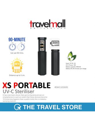 TRAVELMALL XS Portable UV-C Steriliser - Black อุปกรณ์ฆ่าเชื้อแบบพกพาในยุค NEW NORMAL