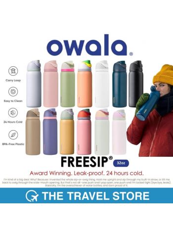 Owala FreeSip® 32oz Stainless Water bottles กระบอกน้ำ สแตนเลส เก็บอุณหภูมิ BPA-Free