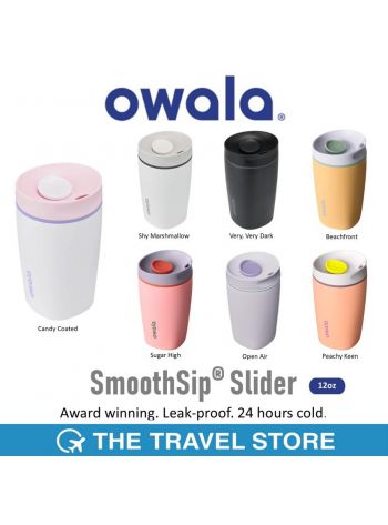 Owala SmoothSip® Slider 12oz Stainless Water bottles กระบอกน้ำ สแตนเลส เก็บอุณหภูมิ BPA-Free