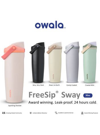 Owala FreeSip® Sway 30oz Stainless Water Bottles กระบอกน้ำ สแตนเลส เก็บอุณหภูมิ BPA-Free