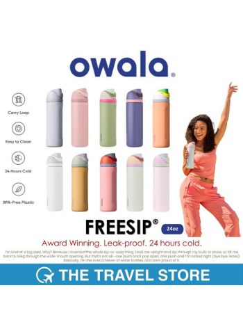 Owala FreeSip® 24oz Stainless Water bottles กระบอกน้ำ สแตนเลส เก็บอุณหภูมิ BPA-Free