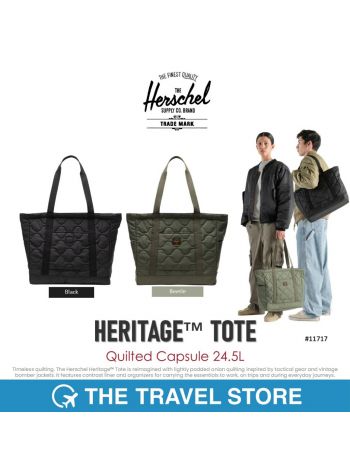 Herschel Supply HERITAGE™ TOTE Quilted Capsule 24.5L (11717) กระเป๋าถือ พาดหัวไหล่
