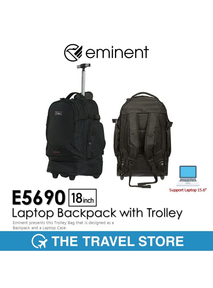 planter Diploma verhouding EMINENT E5690 Laptop Backpack with Trolley 18" กระเป๋าเป้ กระเป๋าเดินทาง