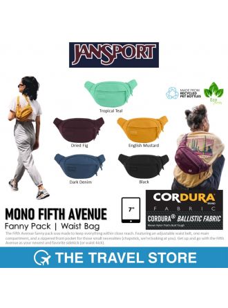 JANSPORT Mono Fifth Avenue Fanny Pack | Waist Bag กระเป๋าคาดอก คาดเอว รุ่นโมโนฟิฟท์อเวนิว