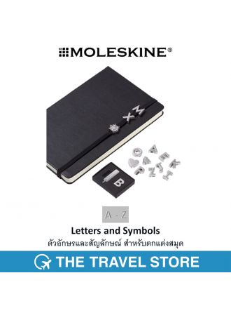 MOLESKINE Letters and Symbols | A - Z | ตัวอักษรและสัญลักษณ์ สำหรับตกแต่งสมุด