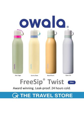 Owala FreeSip® Twist 24oz Stainless Steel Water bottles กระบอกน้ำ สแตนเลส เก็บอุณหภูมิ BPA-Free
