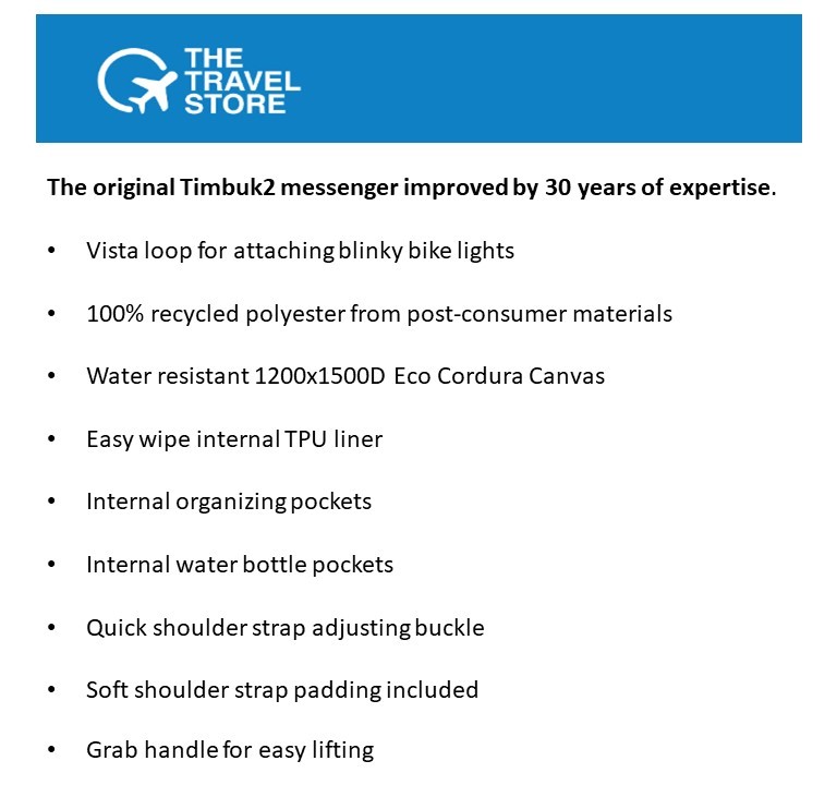 Timbuk2 Classic Messenger Bag - Eco Nautical - 1108-4-1122